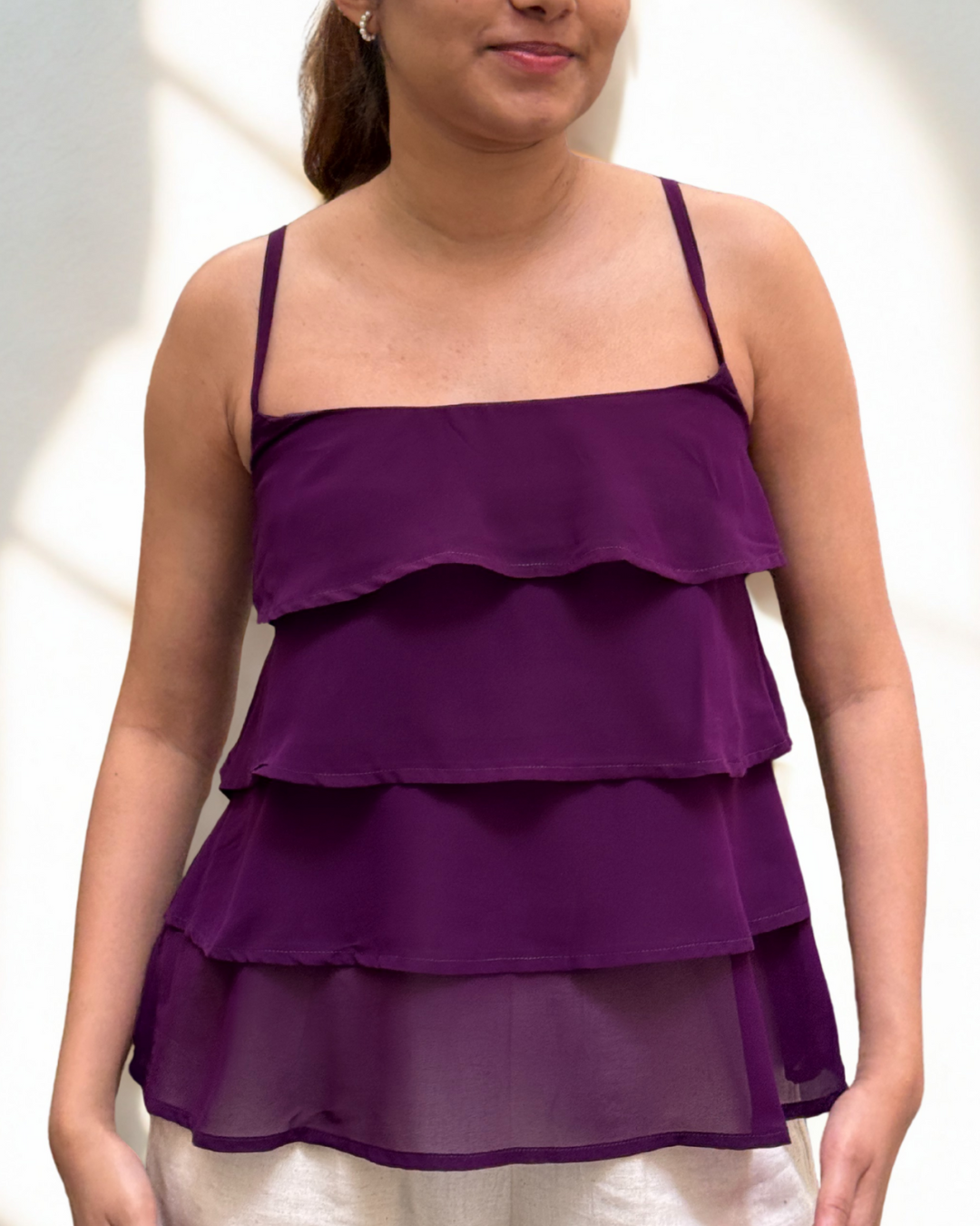 Purple Slush Layered Top