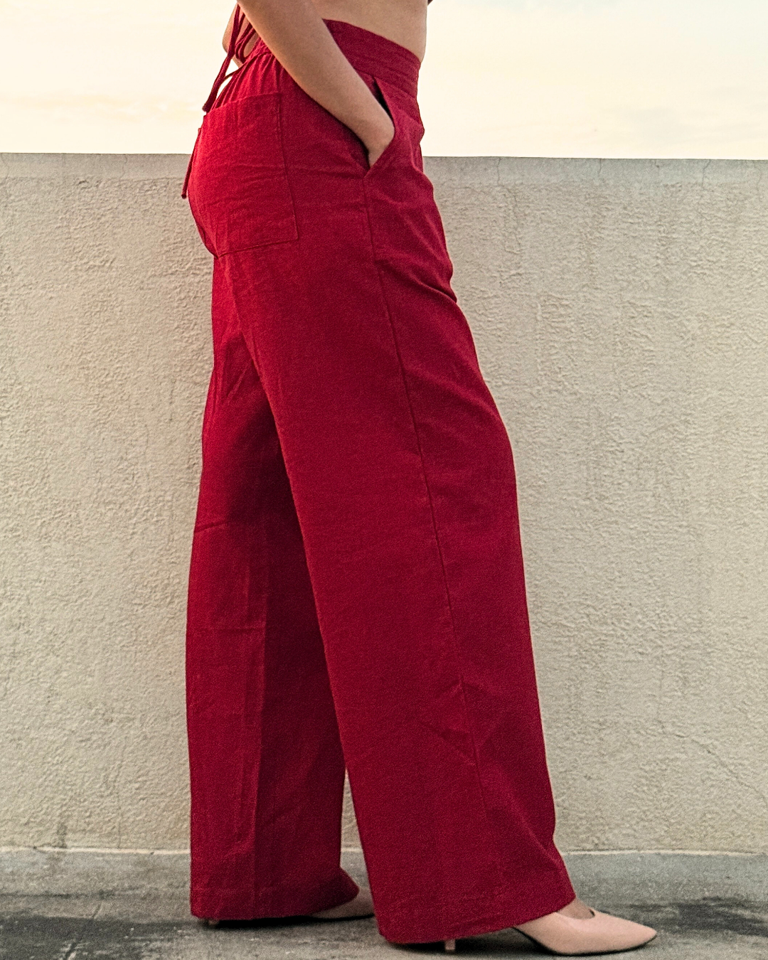 Red Pants On the Rocks