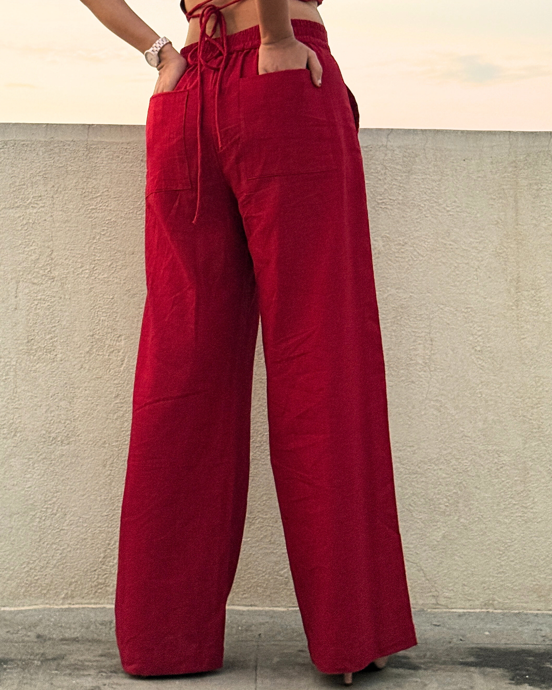 Red Pants On the Rocks