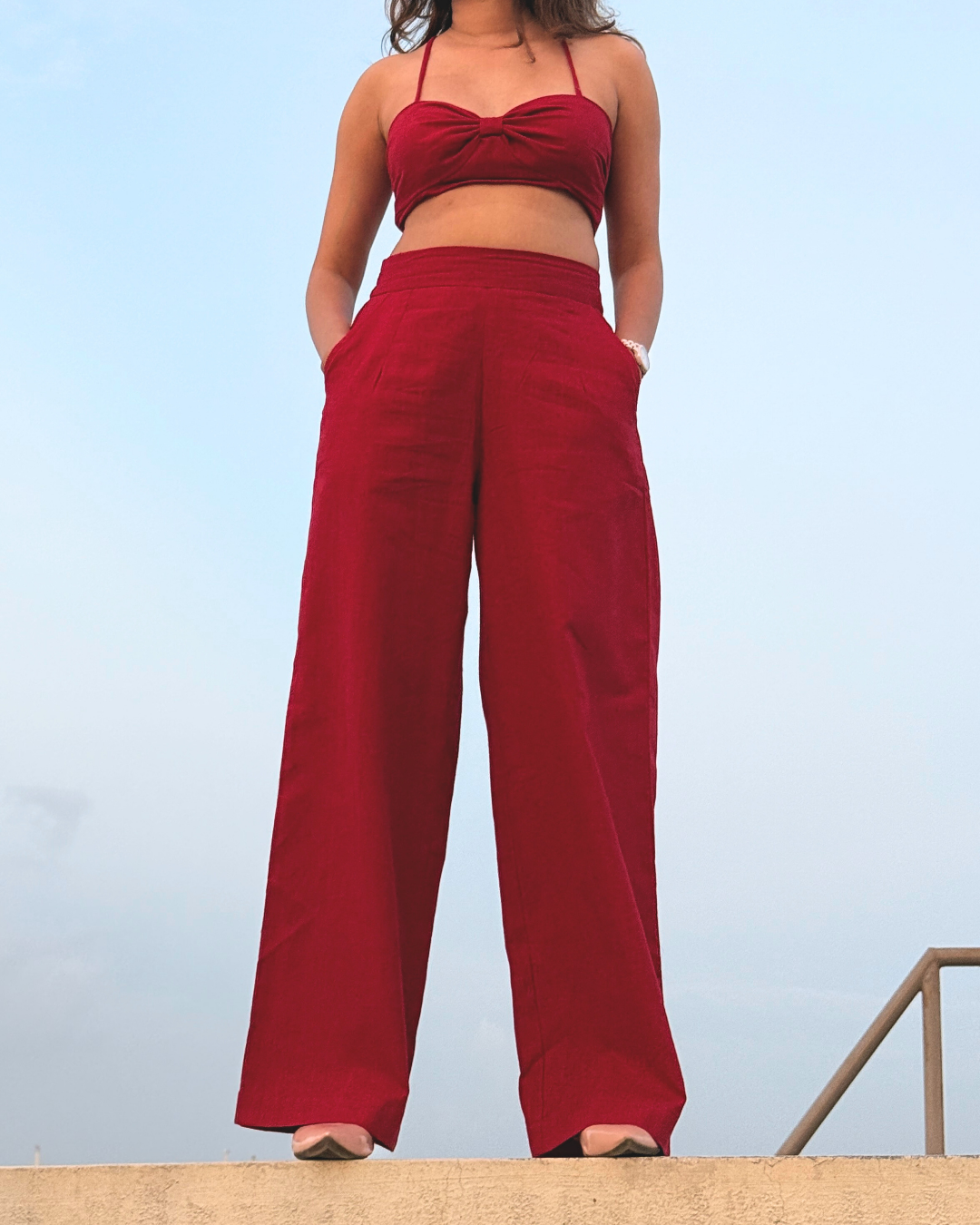 Red Pants On the Rocks