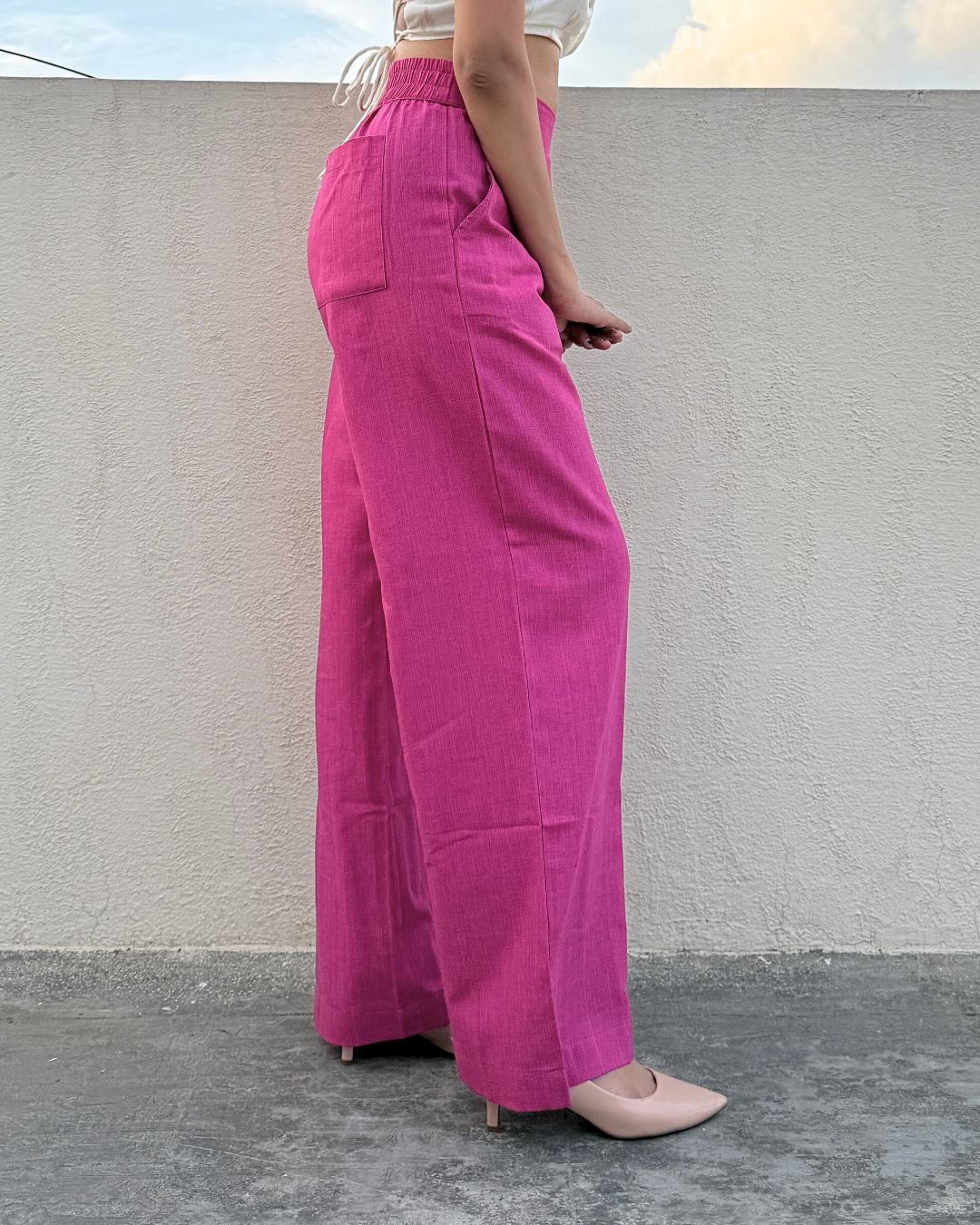 Pink Pants On the Rocks