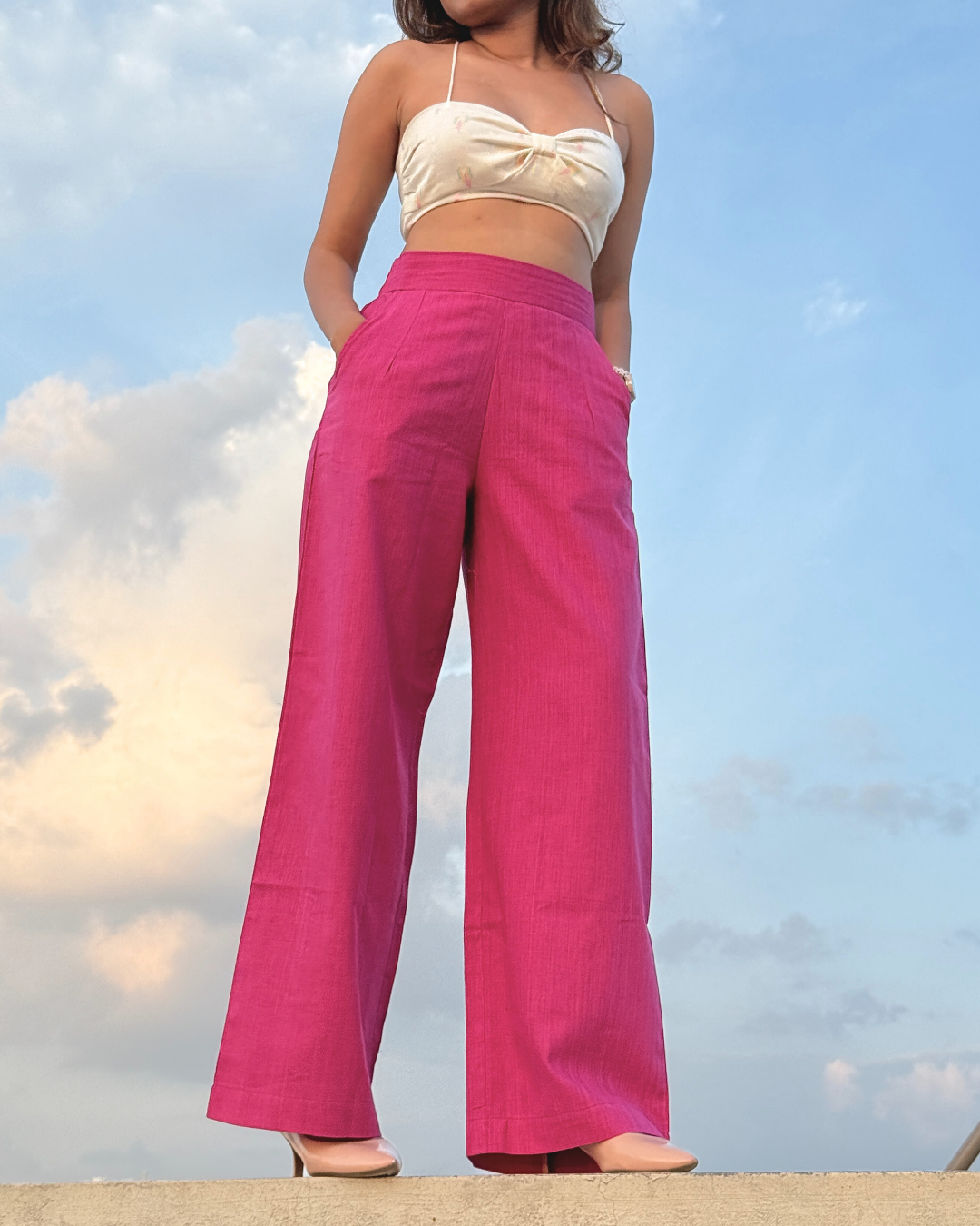 Pink Pants On the Rocks