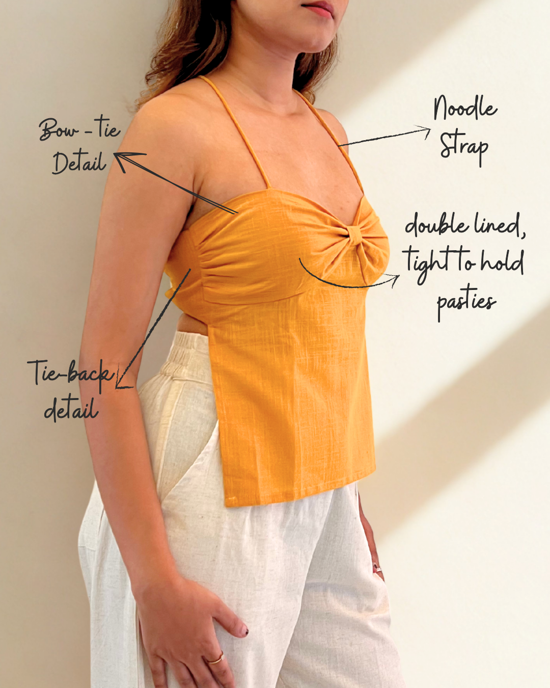 Mimosa Tie-up Top