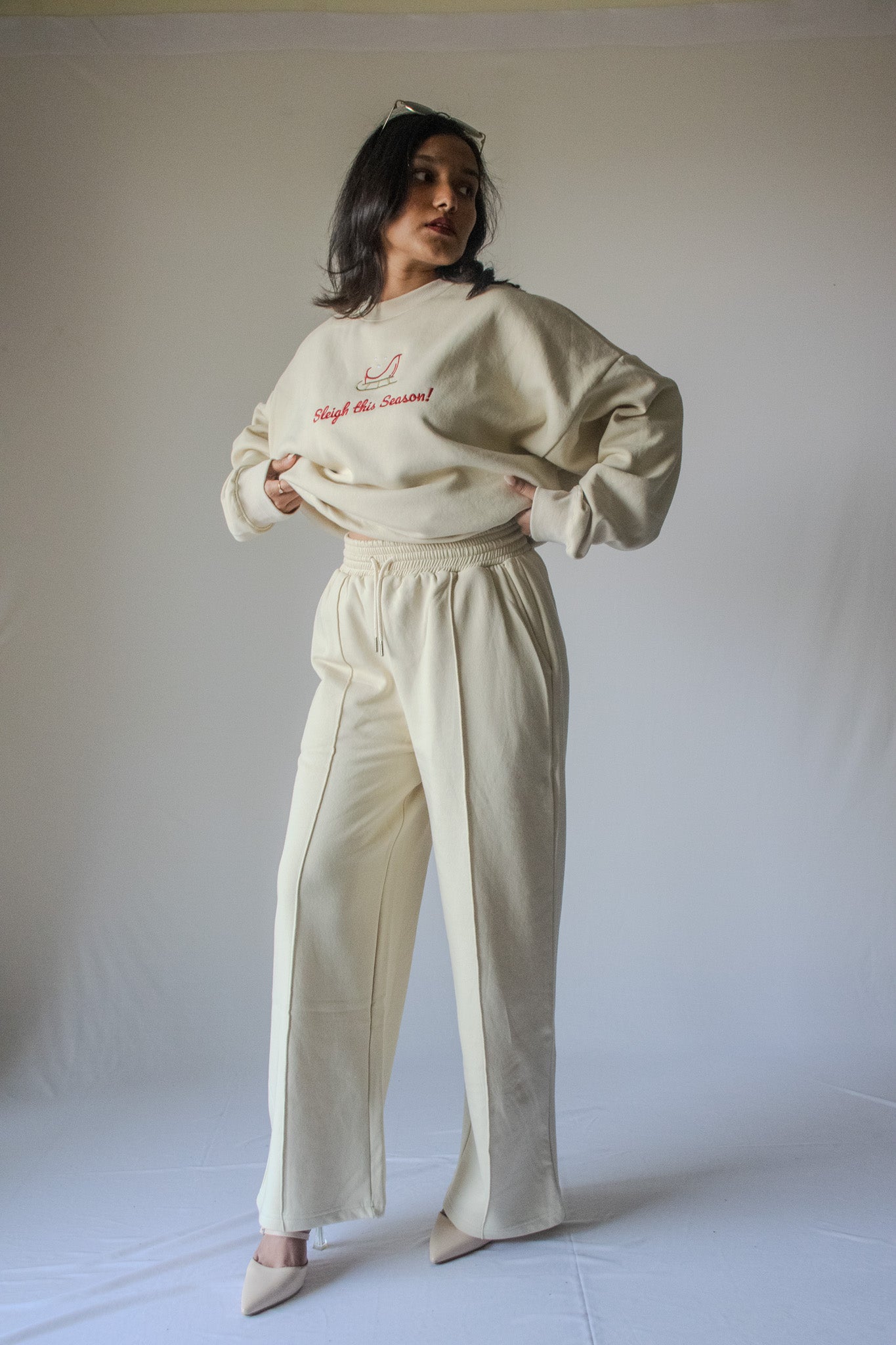 Sweatpants In Cream