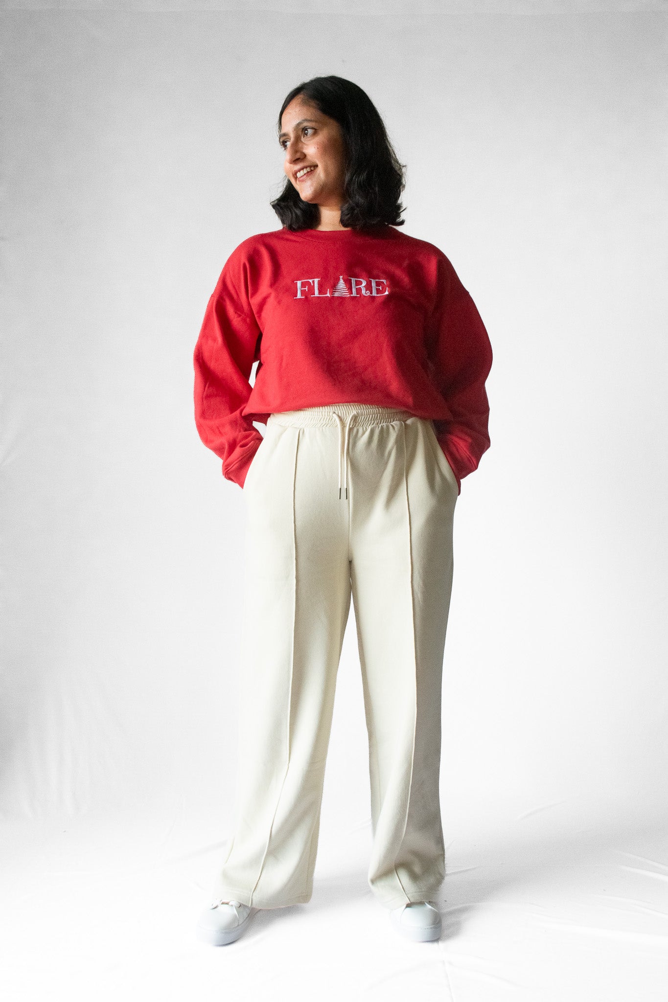 Oversized Sweatshirt In Red