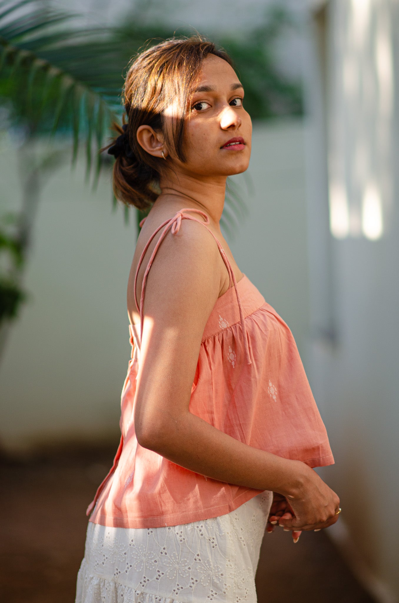 Melon Noodle Strap Top