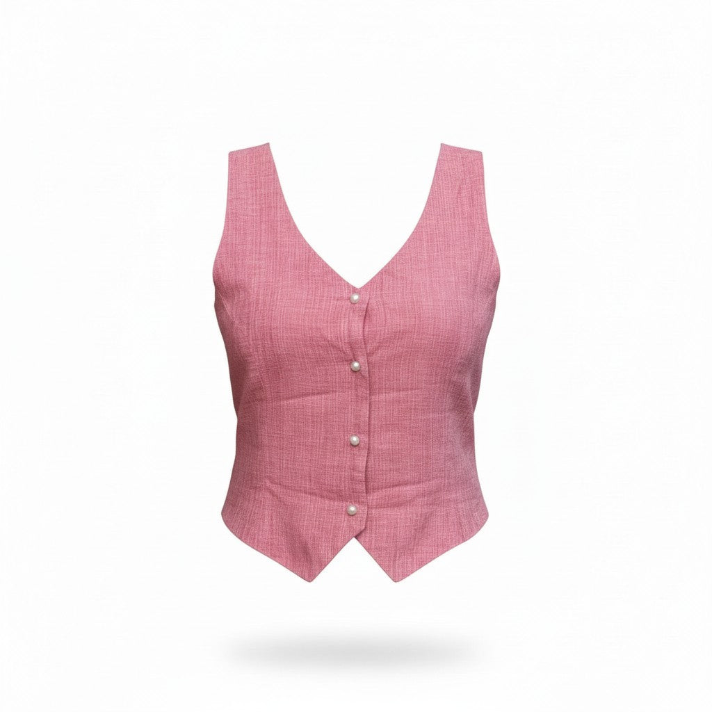 Raspberry Waistcoat