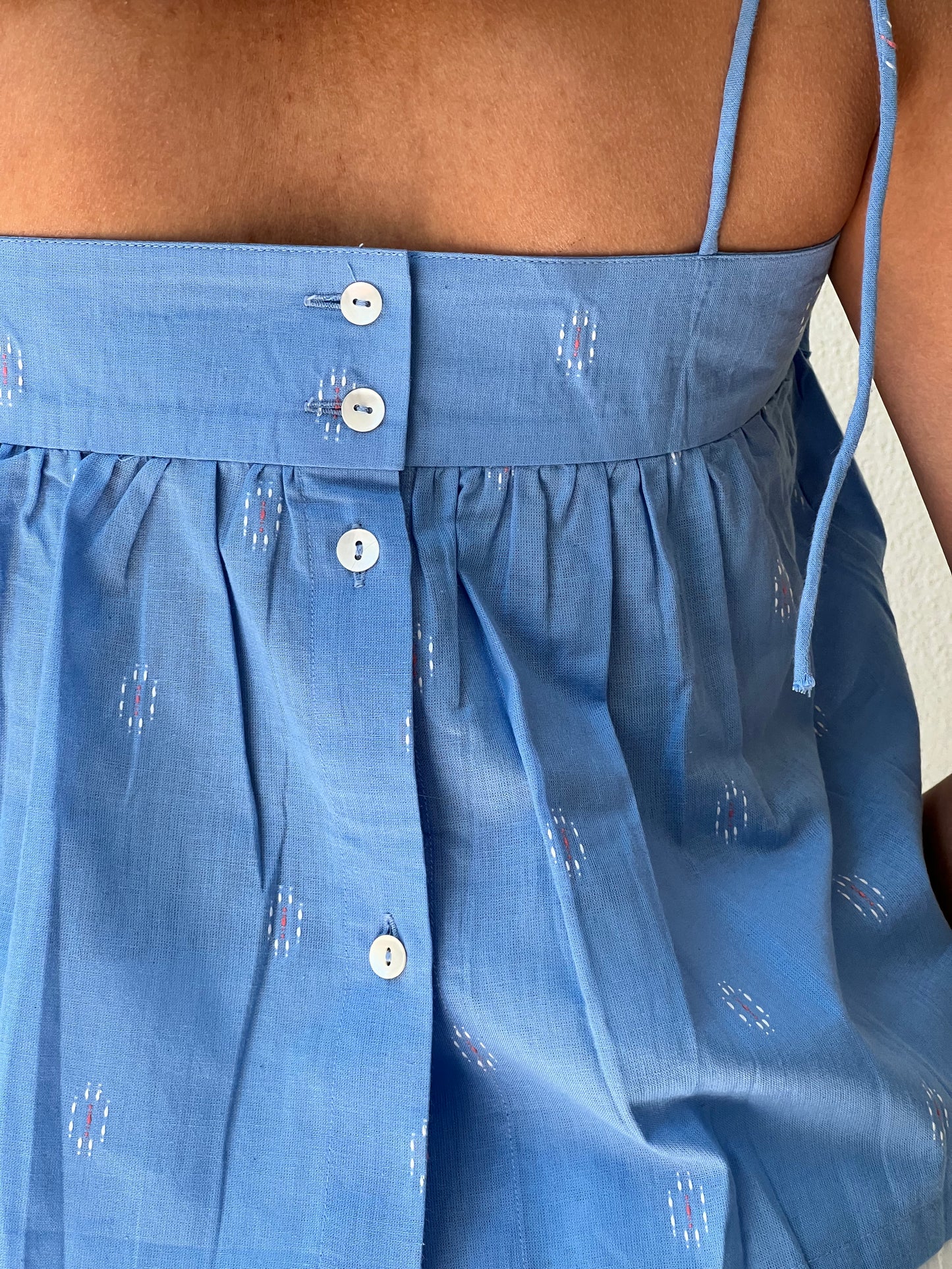 Blueberry Noodle-Strap Top