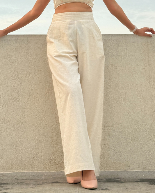 Beige Pants On the Rocks