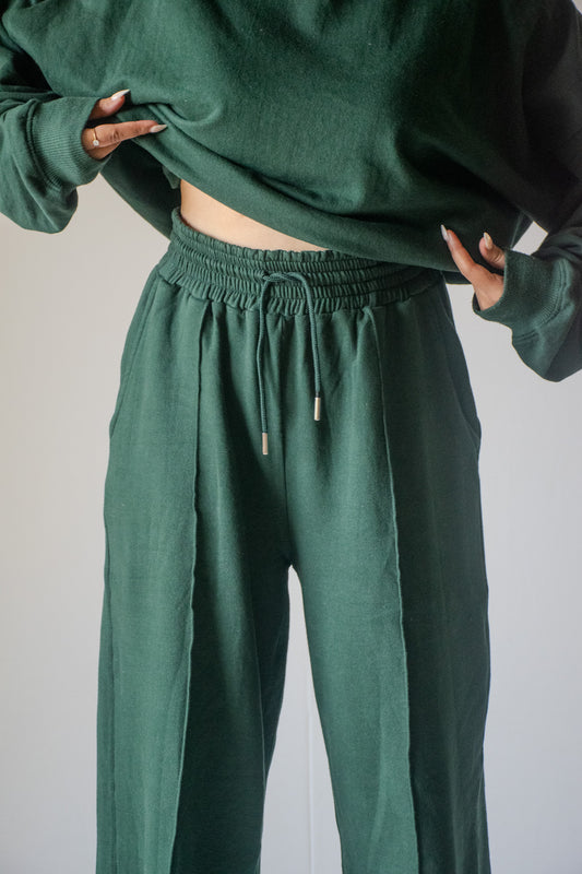 Sweatpants In Forest Green