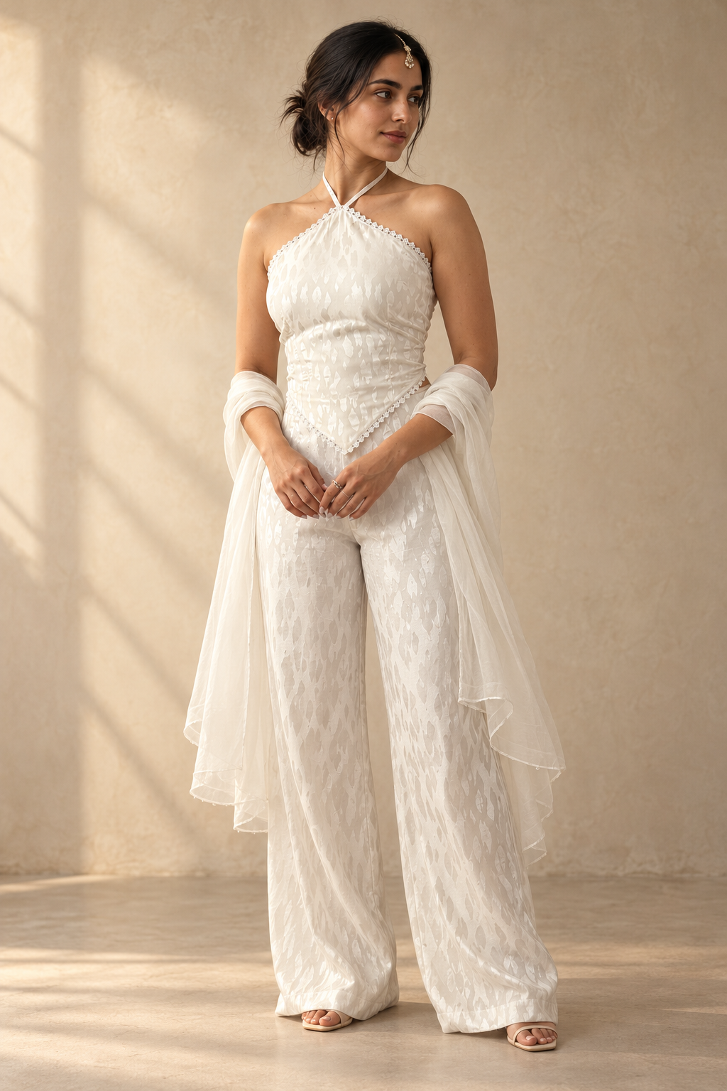 Heer Top In Ivory