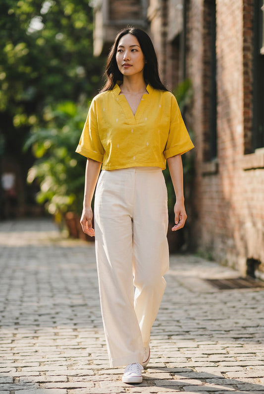 Honey Butter Crop Top