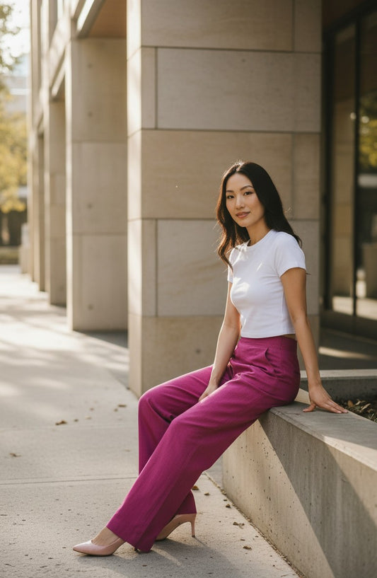 Pink Pants On the Rocks