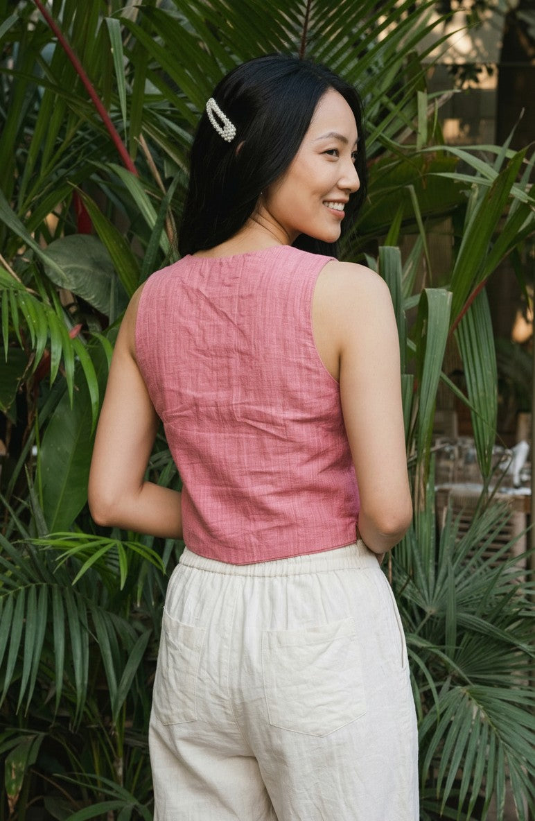 Raspberry Waistcoat