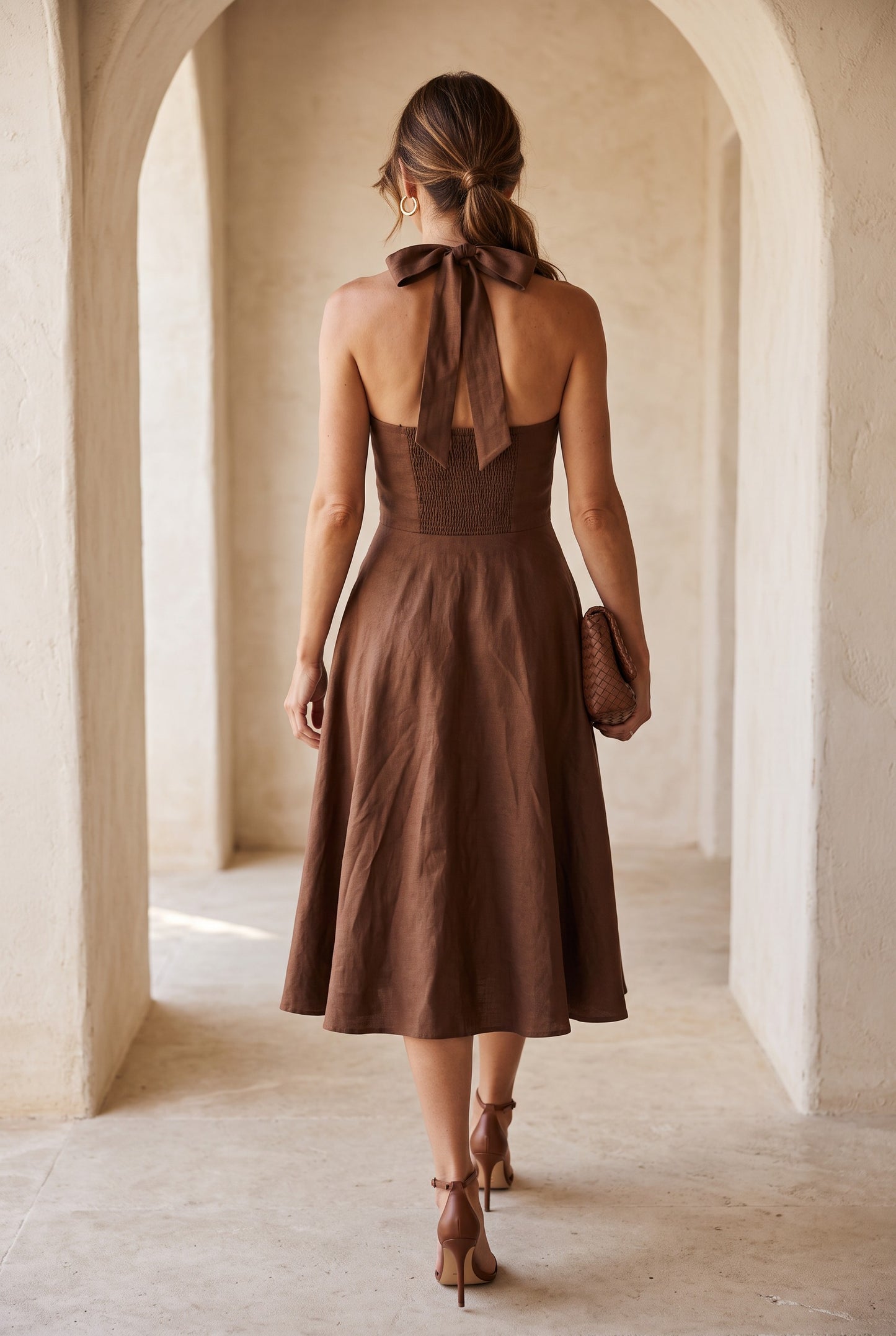Estelle Dress - Brown