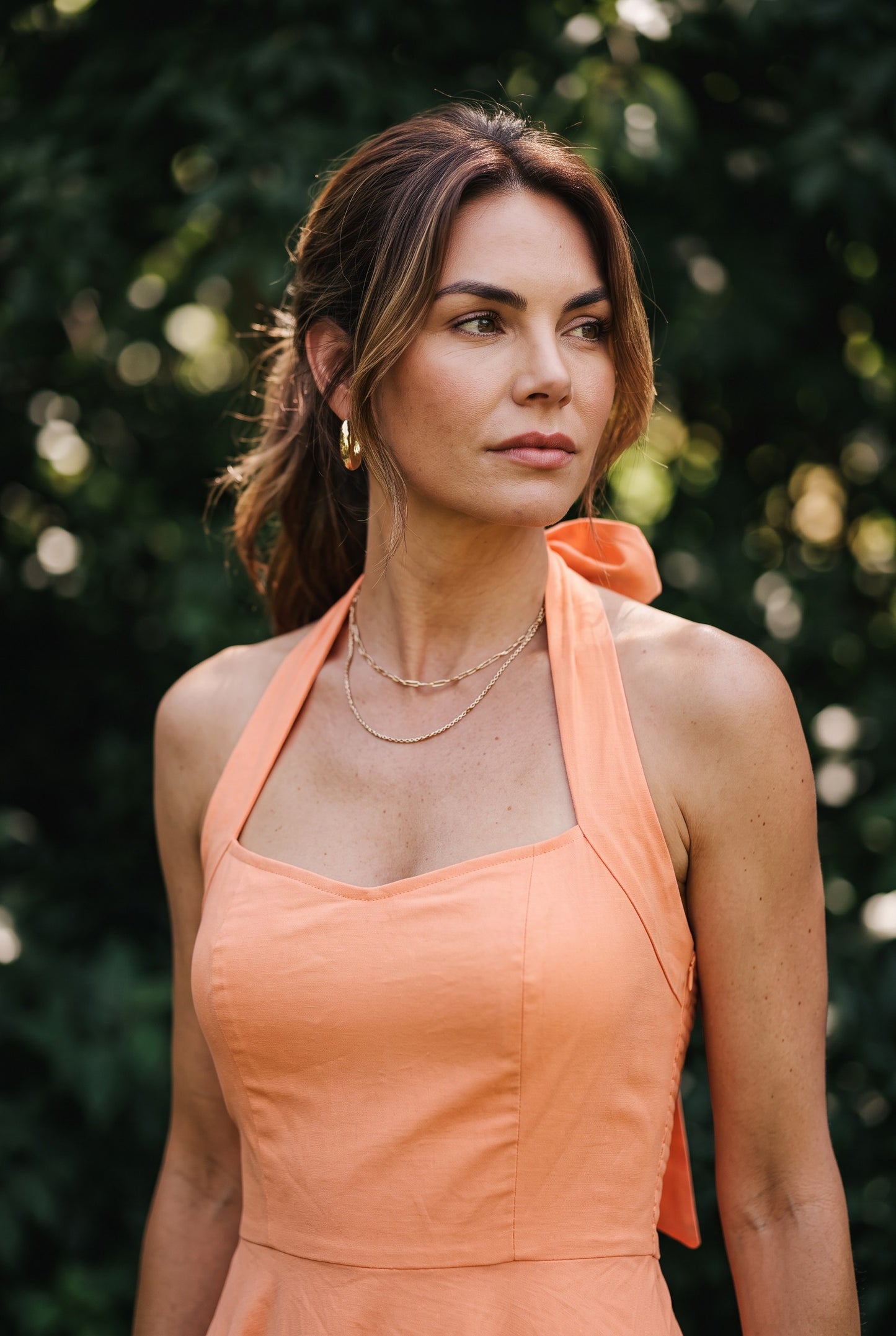 Estelle Dress - Peach