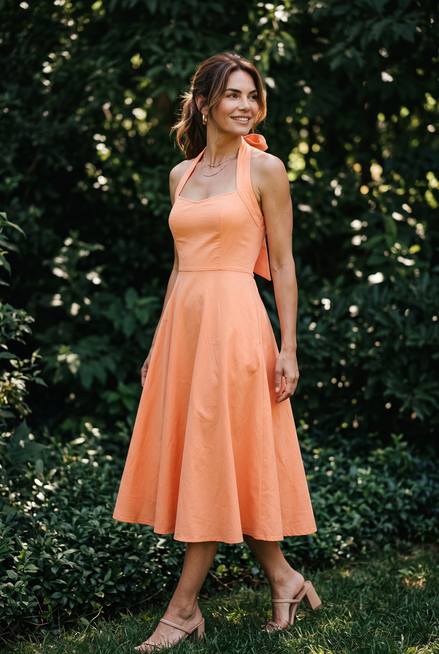 Estelle Dress - Peach