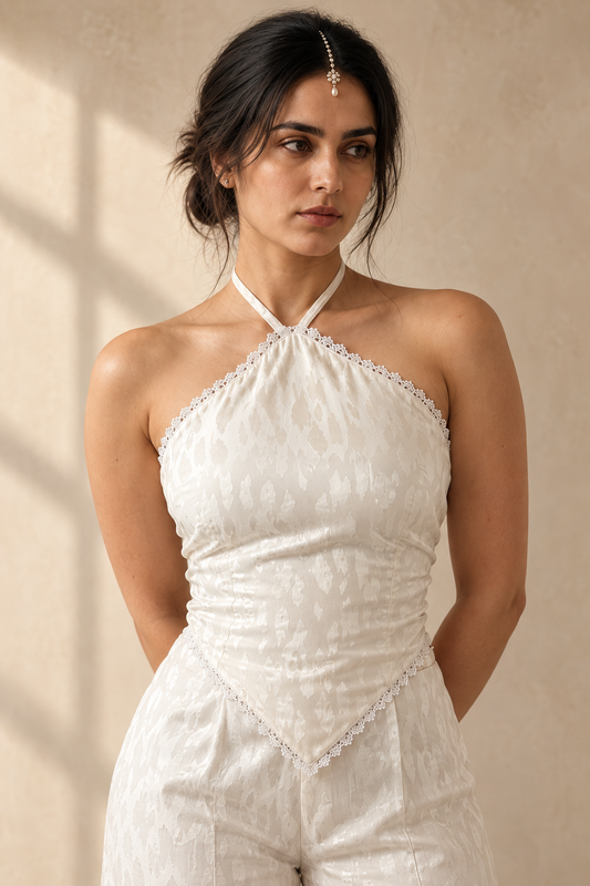 Heer Top In Ivory