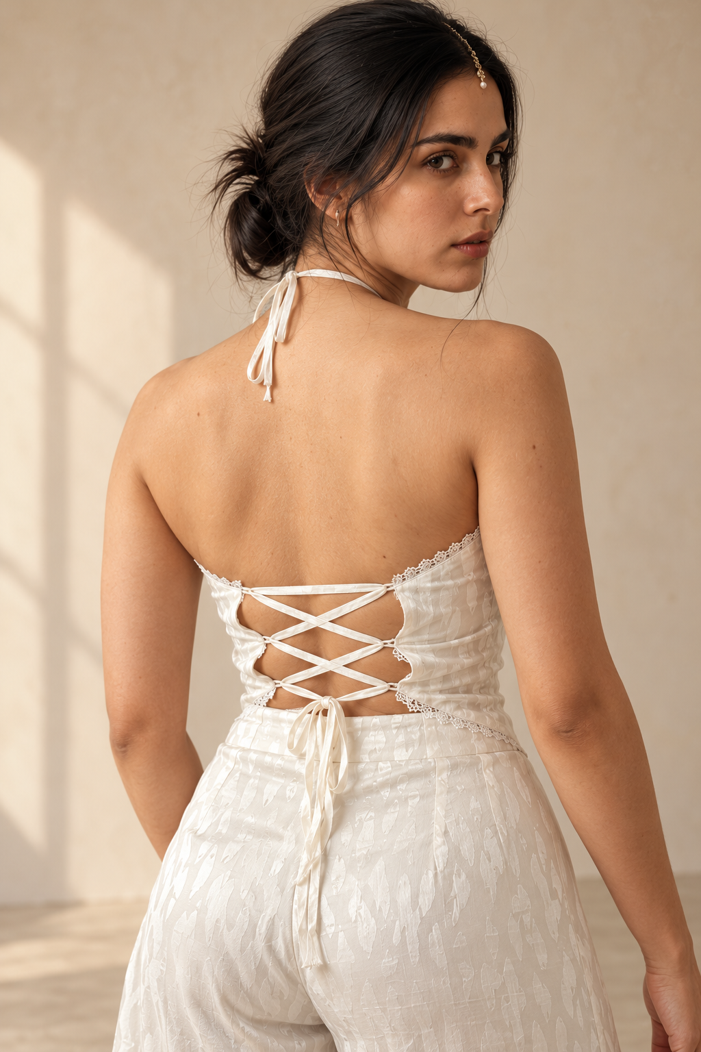 Heer Top In Ivory