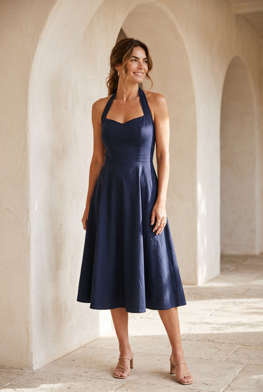 Estelle Dress - Blue