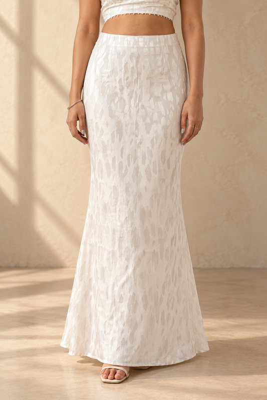 Mira Skirt In Ivory