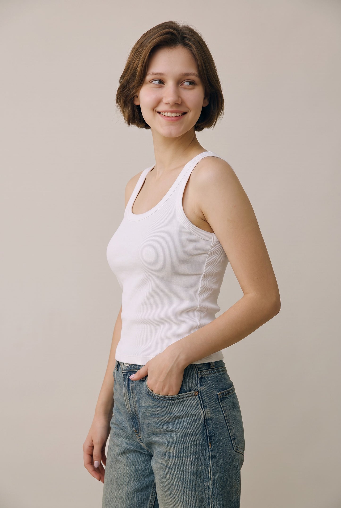 Tank In White