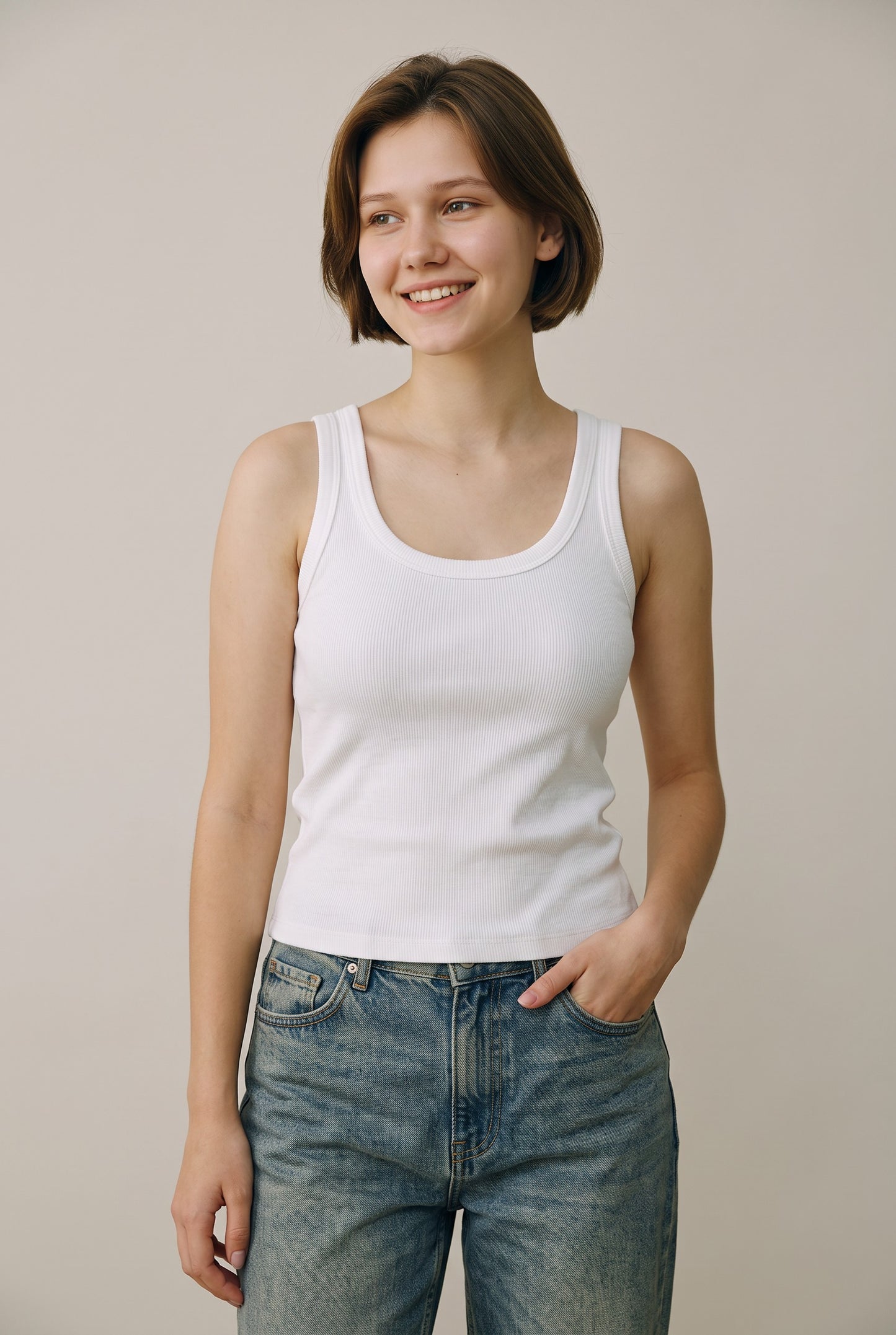 Tank In White