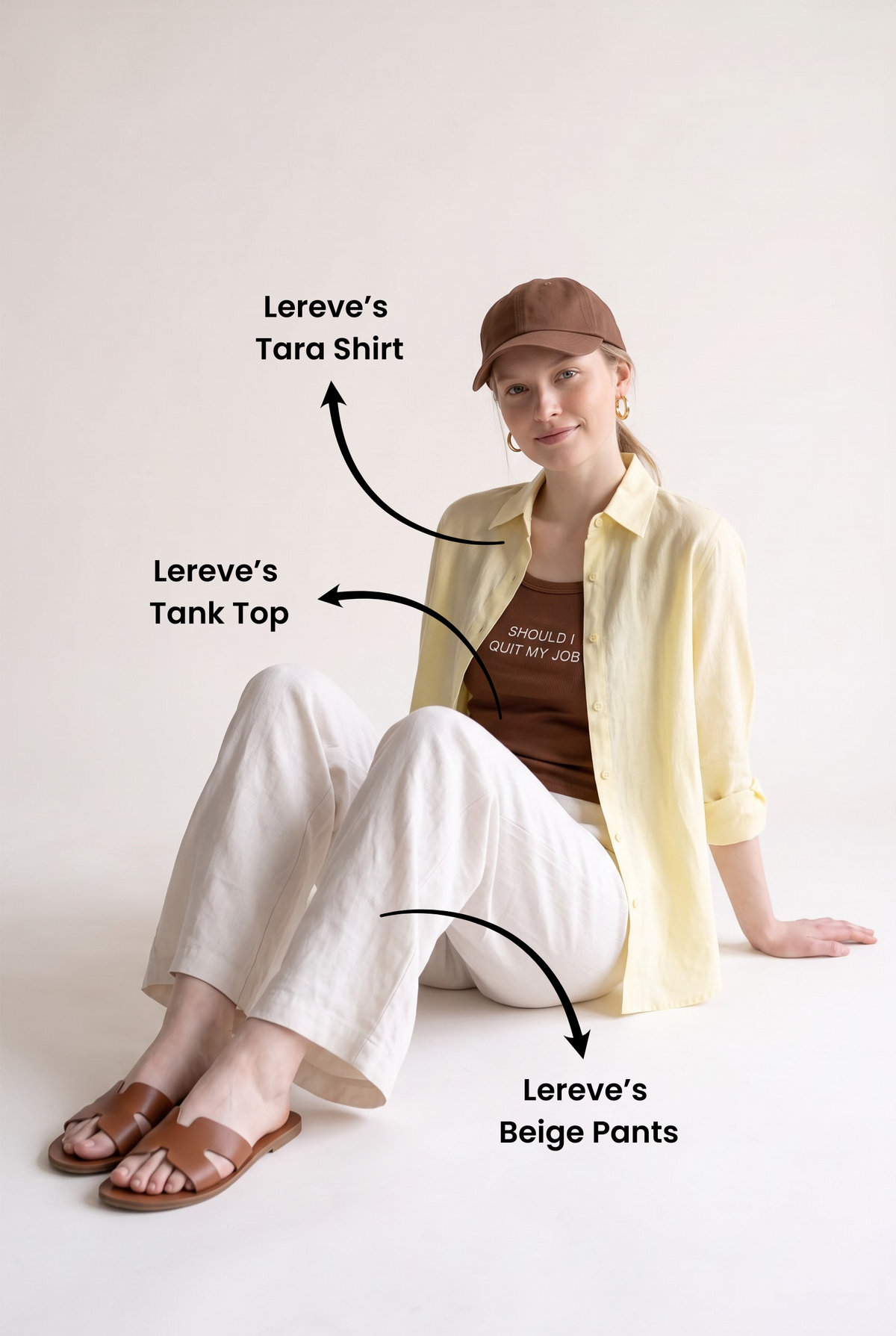 Tara Linen Shirt in Butter Yellow